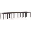Hage Spisegruppe 17 pcs Brun Polt rattan