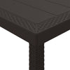 Hage Spisegruppe 3 pcs Brun Polt rattan
