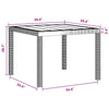 Hage Spisegruppe 3 pcs Brun Polt rattan