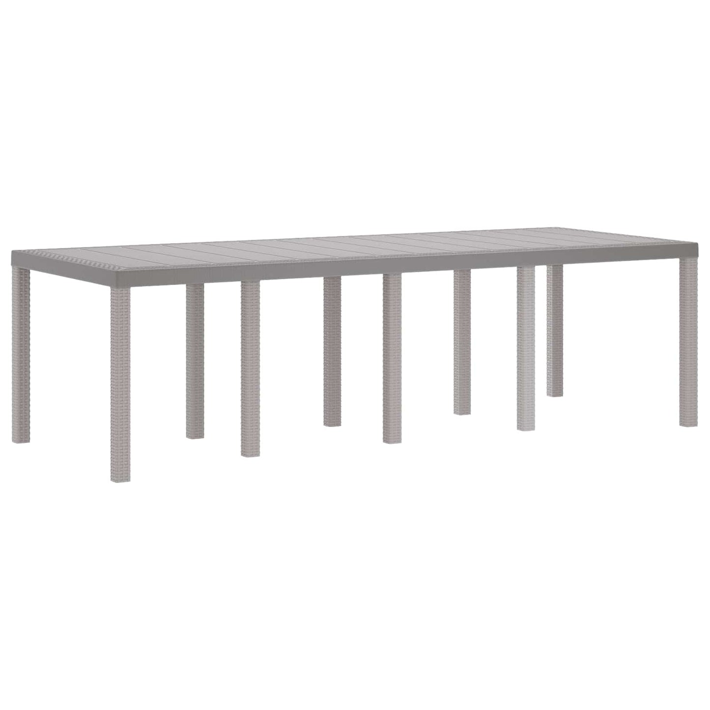 Hage Spisegruppe 9 stk. Hvit Polypropen