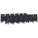 Hage Spisegruppe 13 pcs Antrasitt Polt rattan