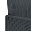 Hage Spisegruppe 13 pcs Antrasitt Polt rattan
