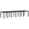 Hage Spisegruppe 13 pcs Antrasitt Polt rattan