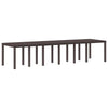 Hage Spisegruppe 13 pcs Brun Polt rattan
