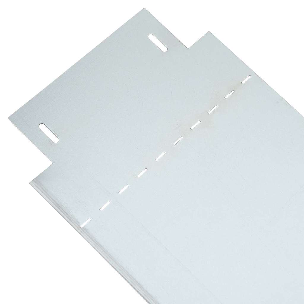 Plenkanter 5 pcs sølv 100 x 25 x 0,07 cm Galvanisert Stål