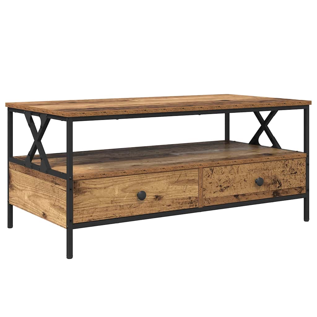 Kaffebord Gammelt tre 100 x 51 x 45 cm Konstruert tre