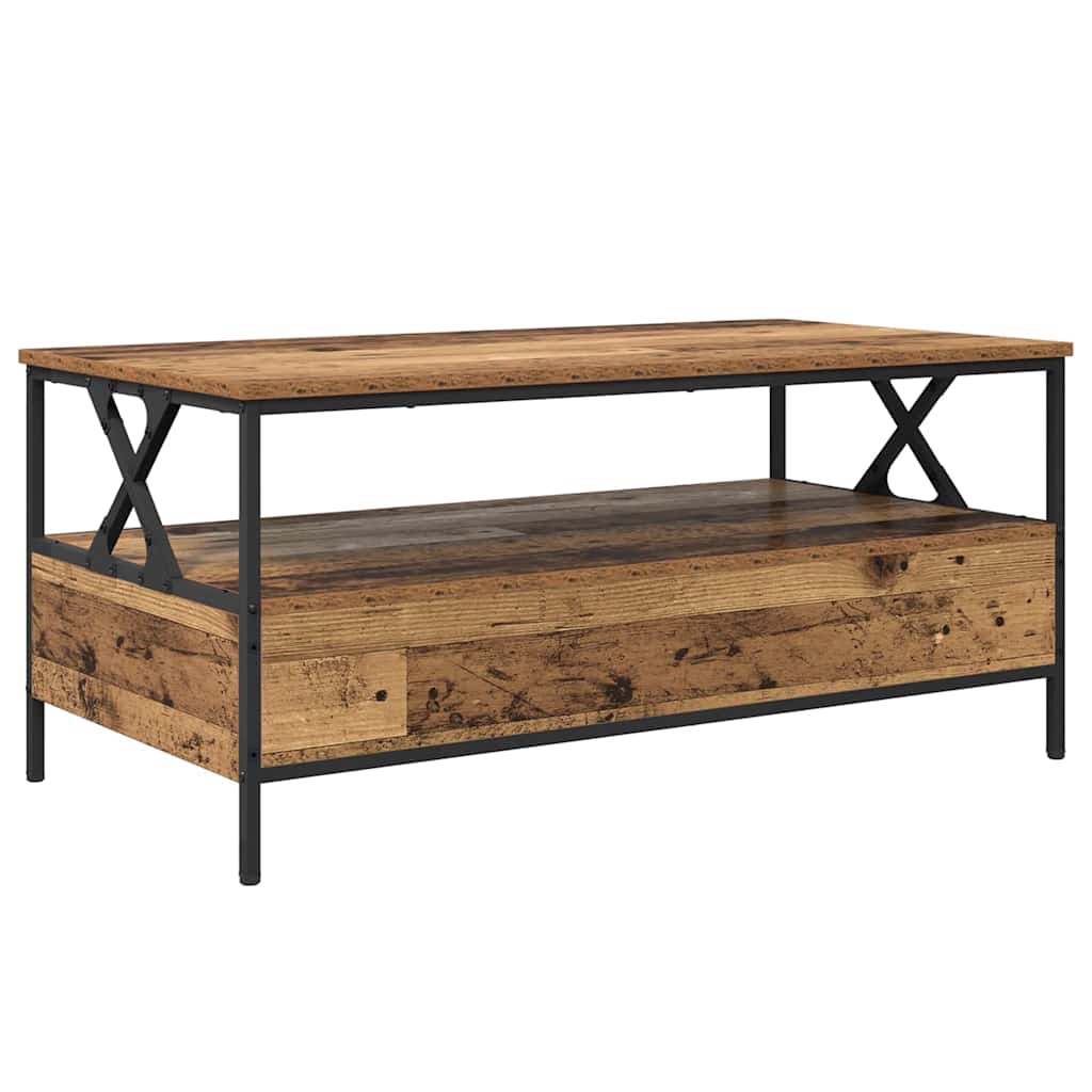 Kaffebord Gammelt tre 100 x 51 x 45 cm Konstruert tre