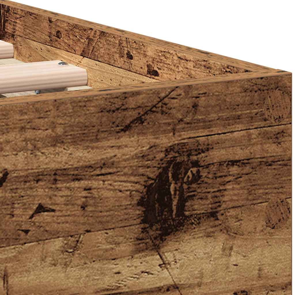 Sengestamme Gamle tre 193 x 95 x 88 cm Massivt Eiketre