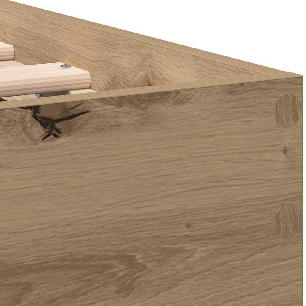 Sengestamme Artisan Eik 193 x 95 x 88 cm Massivt Eiketre
