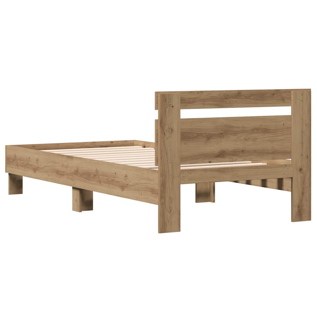 Sengestel med hodegjerde artisan eik 90 x 190 cm Konstruert tre