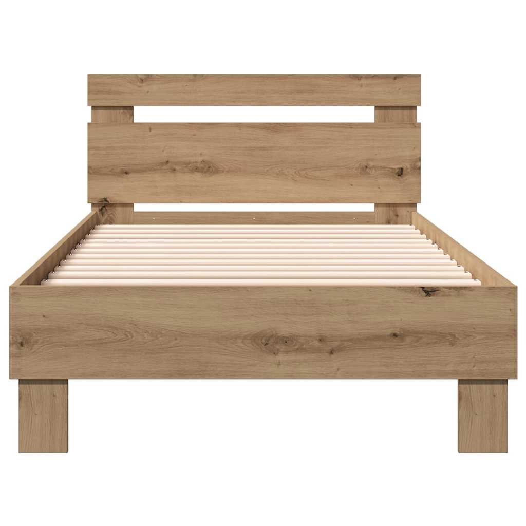 Sengestel med hodegjerde artisan eik 90 x 190 cm Konstruert tre