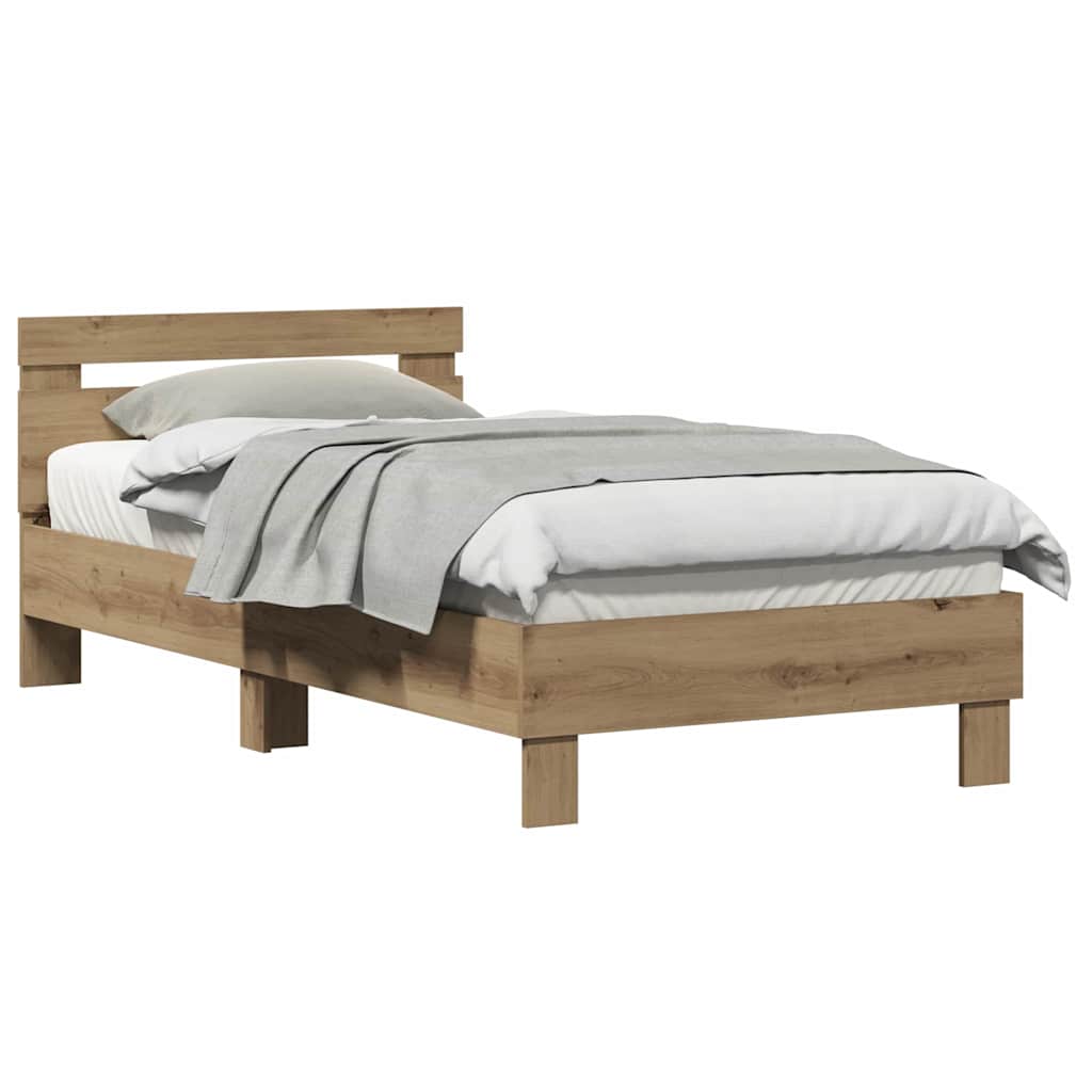 Sengestel med hodegjerde artisan eik 90 x 190 cm Konstruert tre
