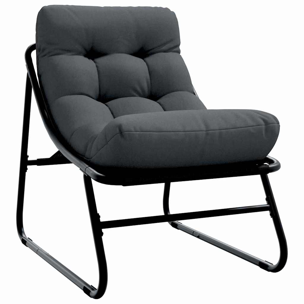 Hage Spisegruppe 5 pcs Svart Stål