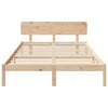 Sengestamme med hodegjerde Naturlig 150 x 200 cm Heltre furu