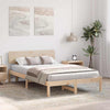 Sengestamme med hodegjerde Naturlig 135 x 190 cm Heltre furu