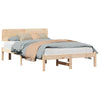 Sengestamme med hodegjerde Naturlig 135 x 190 cm Heltre furu