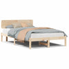 Sengestamme med hodegjerde Naturlig 135 x 190 cm Heltre furu
