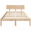 Sengestamme med hodegjerde Naturlig 120 x 190 cm Heltre furu