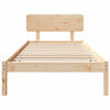 Sengestamme med hodegjerde Naturlig 90 x 200 cm Heltre furu