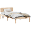 Sengestamme med hodegjerde Naturlig 75 x 190 cm Heltre furu