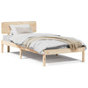 Sengestamme med hodegjerde Naturlig 75 x 190 cm Heltre furu