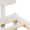 Sengestamme med hodegjerde Hvit 75 x 190 cm Heltre furu