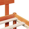 Sengestamme Brun 200 x 200 cm Massivt furutre
