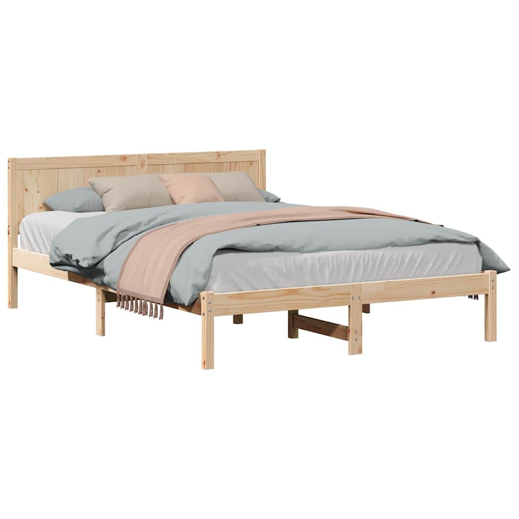 Sengestamme Brun 160 x 200 cm Massivt furutre