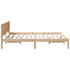 Sengestamme Brun 160 x 200 cm Massivt furutre
