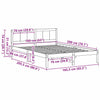 Sengestamme Brun 160 x 200 cm Massivt furutre