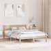 Sengestamme Brun 150 x 200 cm Massivt furutre