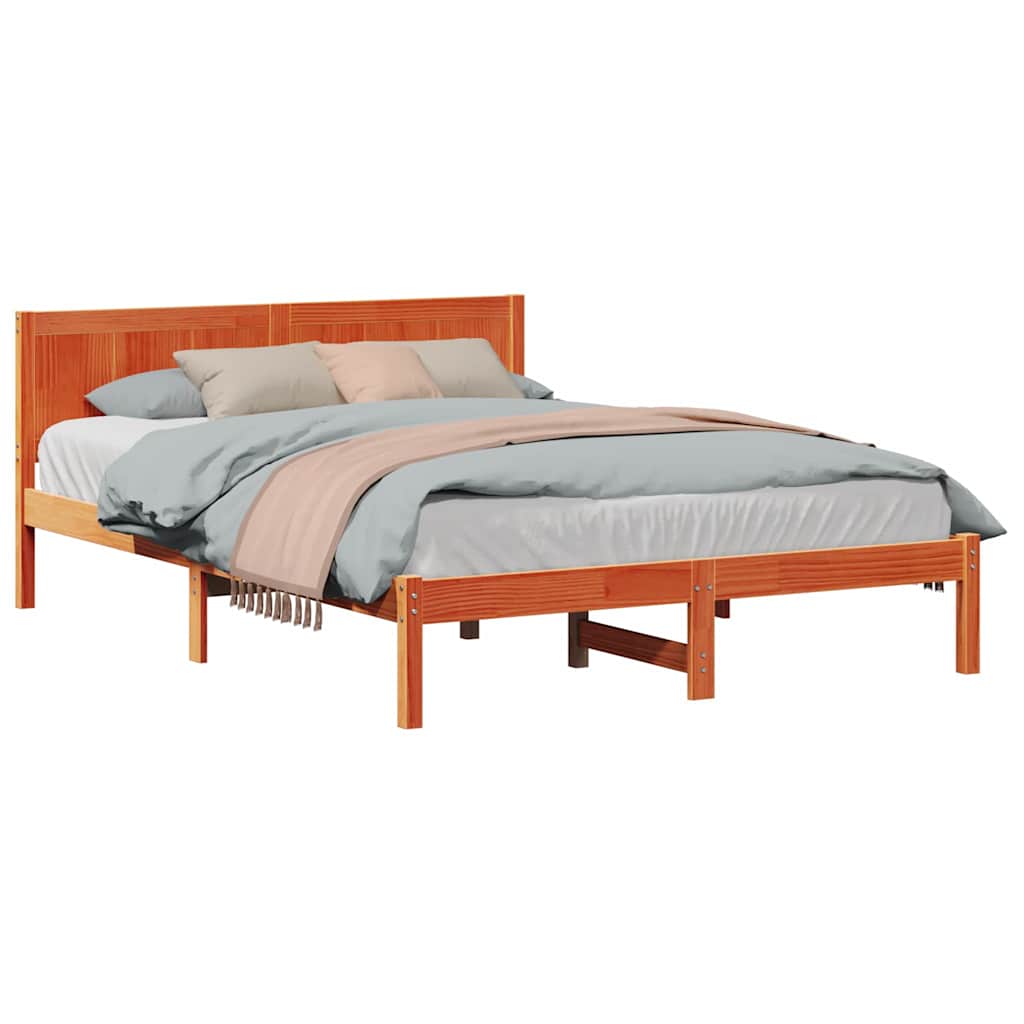Sengestamme Brun 150 x 200 cm Massivt furutre
