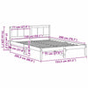Sengestamme Brun 150 x 200 cm Massivt furutre