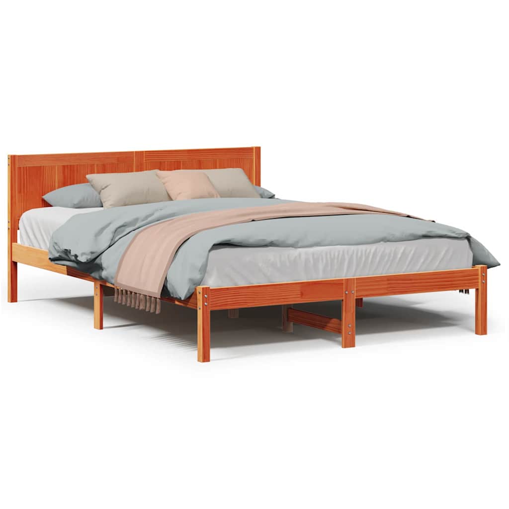 Sengestamme Brun 150 x 200 cm Massivt furutre
