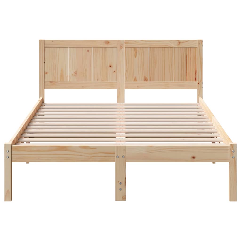 Sengestamme Brun 120 x 190 cm Massivt furutre