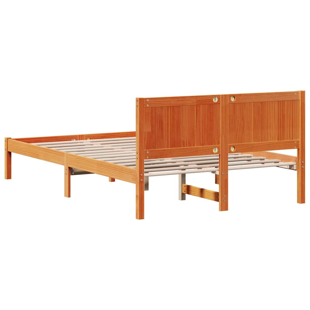 Sengestamme Brun 120 x 190 cm Massivt furutre