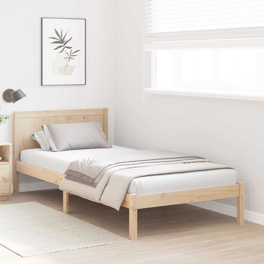 Sengestamme Brun 80 x 200 cm Massivt furutre