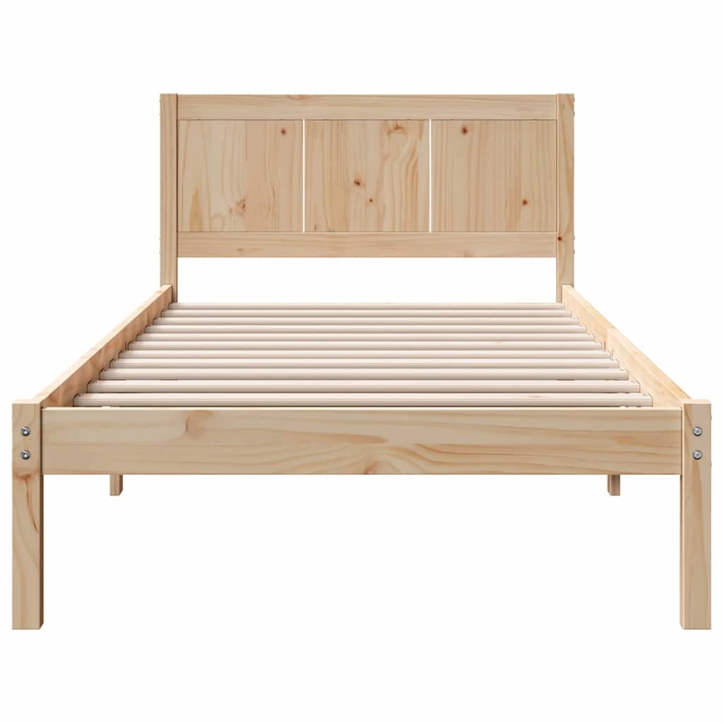Sengestamme Brun 80 x 200 cm Massivt furutre