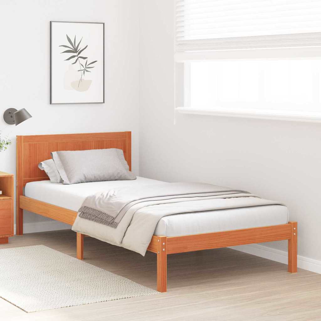 Sengestamme Brun 80 x 200 cm Massivt furutre