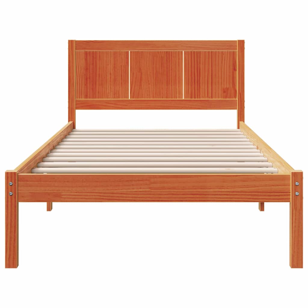 Sengestamme Brun 90 x 200 cm Massivt furutre