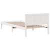 Sengestamme Hvit 90 x 190 cm Massivt furutre