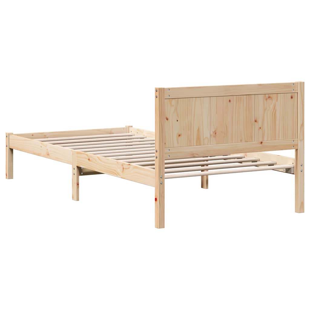 Sengestamme Brun 75 x 190 cm Massivt furutre