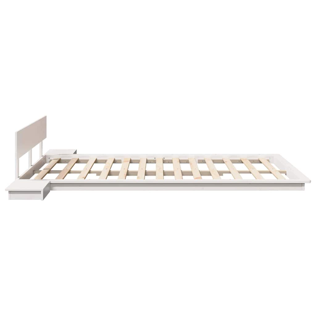 Sengestamme Hvit 140 x 200 cm tre