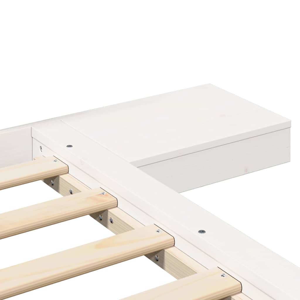 Sengestamme Hvit 90 x 200 cm tre