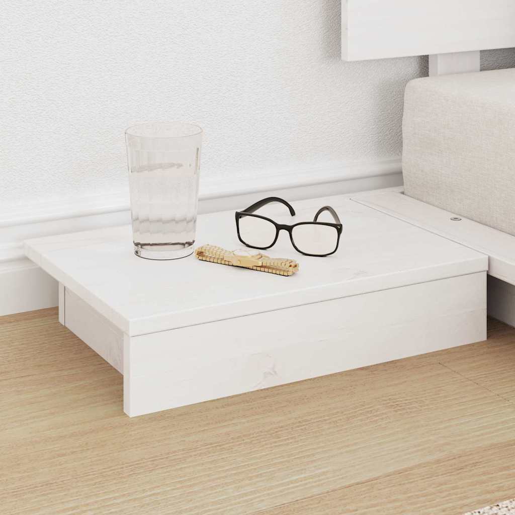 Sengestamme Hvit 80 x 200 cm tre