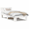 Sengestamme med hodegjerde Hvit 75 x 190 cm Heltre furu
