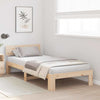 Sengestamme med hodegjerde Brun 75 x 190 cm Massivt furutre