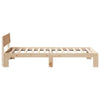 Sengestamme med hodegjerde Brun 75 x 190 cm Massivt furutre