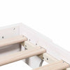 Sengestamme Hvit 207 x 207 x 17 cm Heltre furu