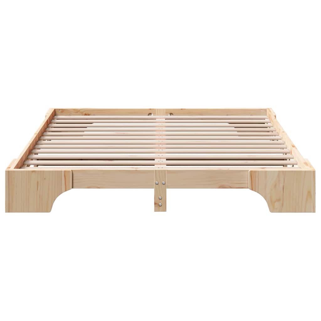 Sengestamme Naturlig 160 x 200 cm Massiv furu